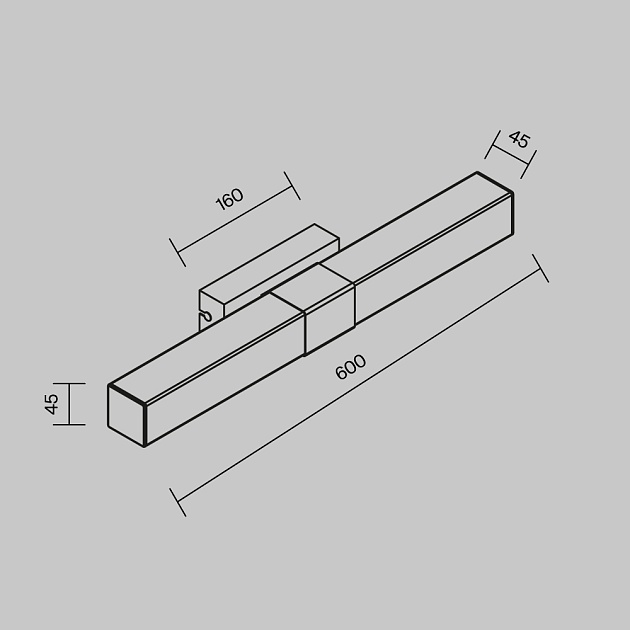 Подсветка для зеркал Maytoni Glanz MIR006WL-L12CH Фото № 2