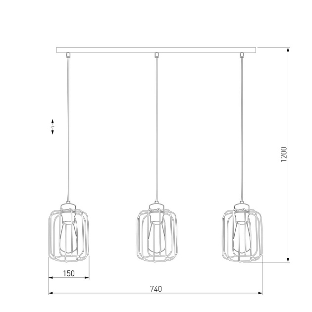 Подвесной светильник TK Lighting 4716 Galaxy New Фото № 2