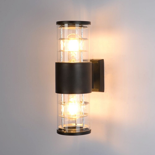 Уличный настенный светильник Arte Lamp Tokyo A5315AL-2BK изображение 3 Уличный настенный светильник Arte Lamp Tokyo A5315AL-2BK Фото № 3