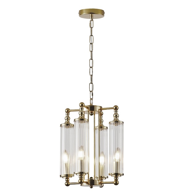 Подвесная люстра Crystal Lux TOMAS SP4 BRASS Фото № 1