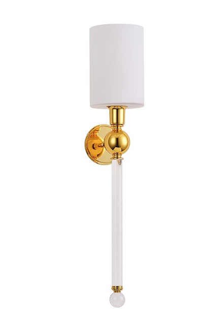 Бра Crystal Lux Mirabella AP1 Gold/White изображение 7 Бра Crystal Lux Mirabella AP1 Gold/White Фото № 7