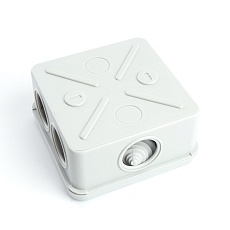 Коробка разветвительная STEKKER EBX10-36-55, 100*100*50мм, 6 вводов, IP55, светло-серая (GE41255) 5