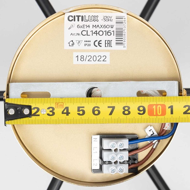 Потолочная люстра Citilux Бертон CL140161 Фото № 2
