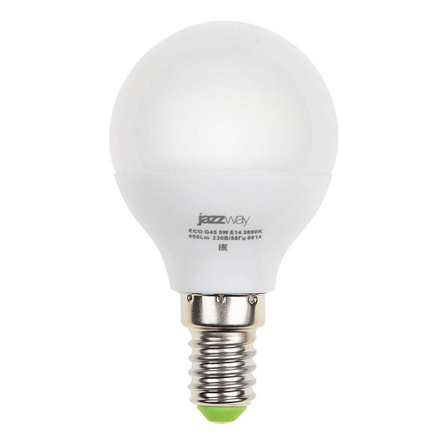 Лампа светодиодная Jazzway E14 5W 4000K матовая 1036926A Фото № 1