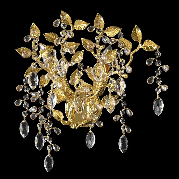 Настенный светильник Crystal Lux Eden AP2 Gold Фото № 1