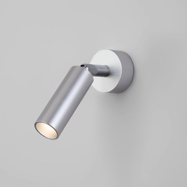 Светодиодный спот Eurosvet Pin 20133/1 LED серебро Фото № 1