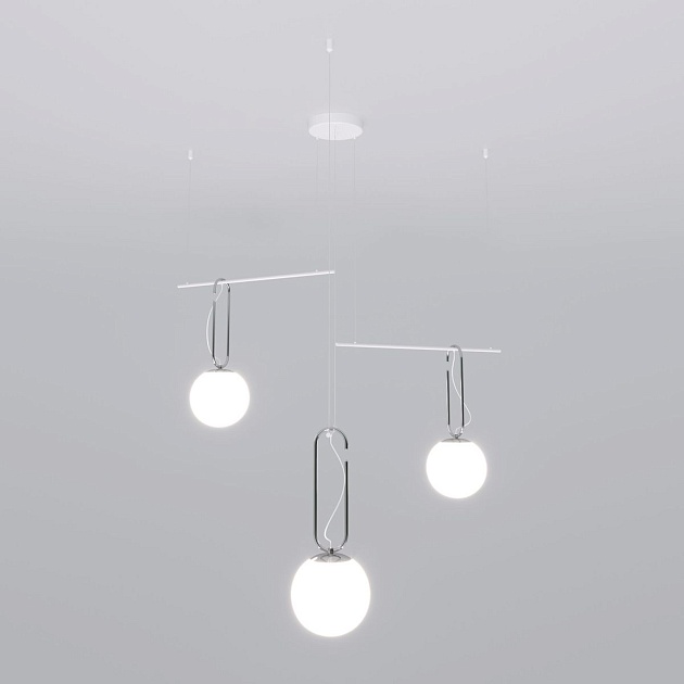 Подвесная люстра Eurosvet Riche 70143/3 белый Фото № 1