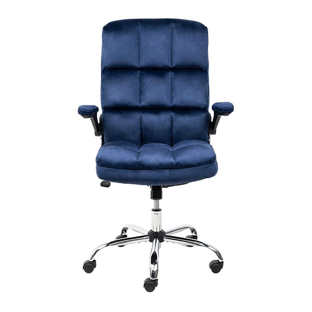 Кресло руководителя AksHome Caesar темно-синий, велюр 86366 Фото № 11