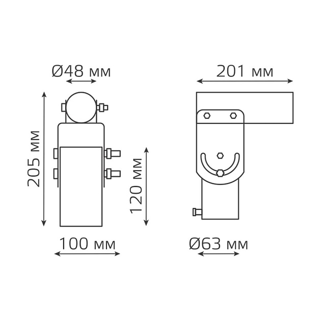 Кронштейн Gauss 903215106 Фото № 8