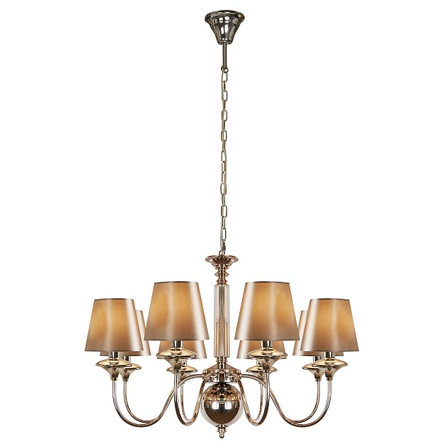 Подвесная люстра iLamp Rolling P2406-8 Nickel изображение 1 Подвесная люстра iLamp Rolling P2406-8 Nickel Фото № 1