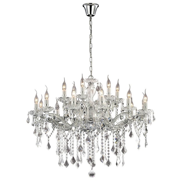 Подвесная люстра Ideal Lux Florian SP18 Cromo 075150 Фото № 1