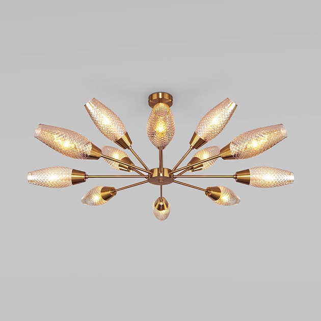 Подвесная люстра Eurosvet Thalia 60140/12 золото Фото № 1