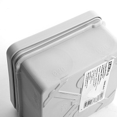 Коробка разветвительная 2х компонентная HF EBX40-48-67, 80*80*40мм, 8 вводов, IP67, серая (GE42435) 5