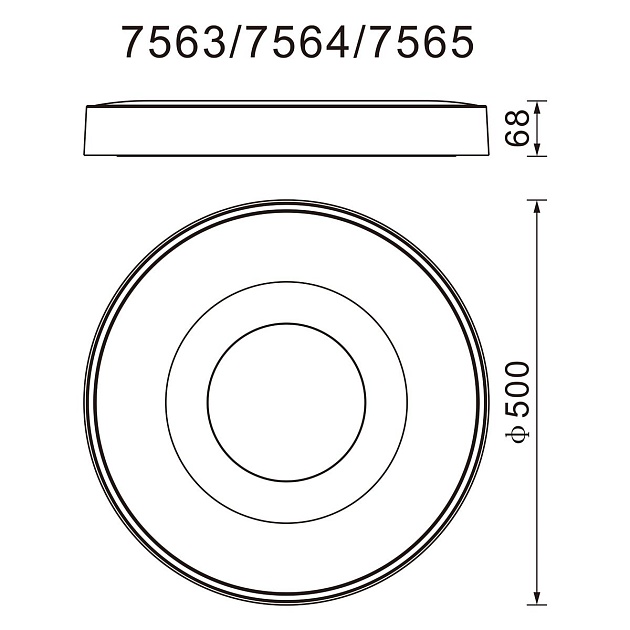 Потолочный светодиодный светильник Mantra Coin 7565 Фото № 3