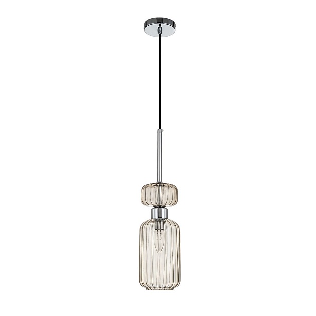 Подвесной светильник Escada Gloss 1141/1S Chrome/Beige Фото № 1