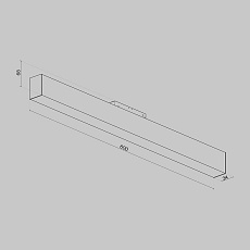 Трековый светодиодный светильник для магнитного шинопровода Maytoni Track lamps TR012-2-20W4K-B 5