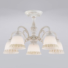 Потолочная люстра Eurosvet Campina 60107/5 белый с золотом