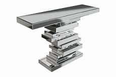 Консоль Art Home Decor Smart YJ011 стекло 120*35*78 серебристый YJ011 CR 4