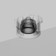 Фиксирующее кольцо для встраиваемого светильника Maytoni Downlight DLA110-B 2