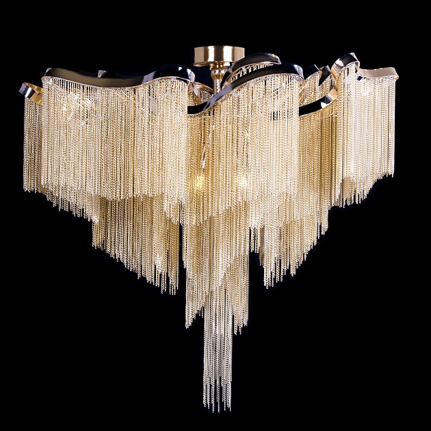 Потолочная люстра Loft IT Stream 10208/800C Gold изображение 2 Потолочная люстра Loft IT Stream 10208/800C Gold Фото № 2