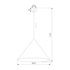 Подвесной светильник TK Lighting 10059 Cono 1