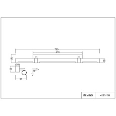 Бра Favourite Cuero 4111-1W 1
