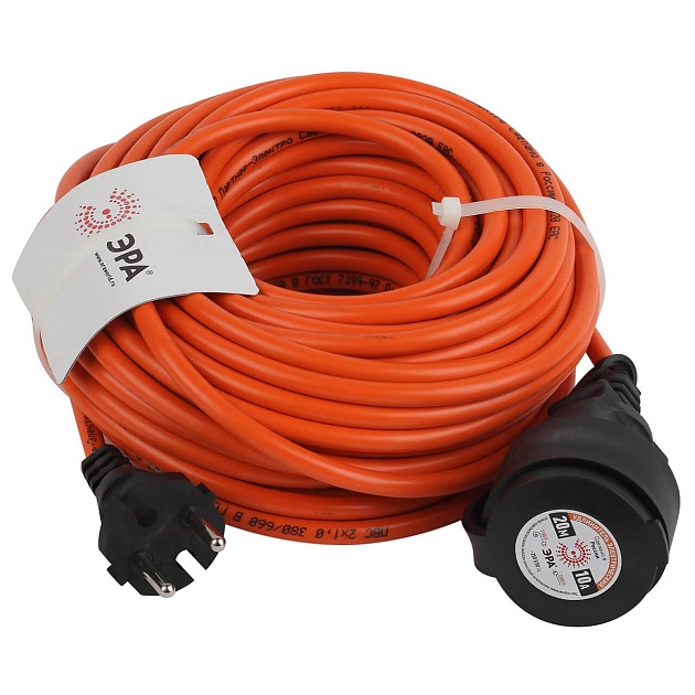 Удлинитель силовой ЭРА UPx-1-2x1-20m-IP44 Б0046806 Фото № 1