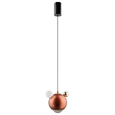 Подвесной светодиодный светильник Crystal Lux Amigo SP Led Red 3