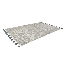 Ковер Tkano из хлопка с этническим узором Ромбы и кисточками из коллекции Ethnic, 200х300 см TK20-DR0025 1