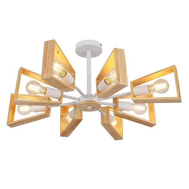 Потолочная люстра Arte Lamp Brussels A8030PL-8WH Фото № 1