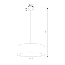 Подвесной светильник TK Lighting 10100 Earth 1