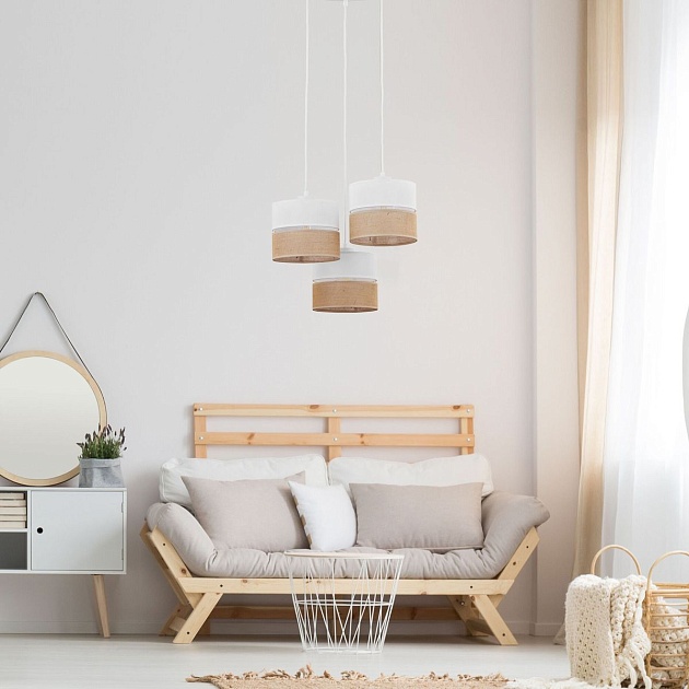 Подвесная люстра TK Lighting 6575 Linobianco Фото № 3