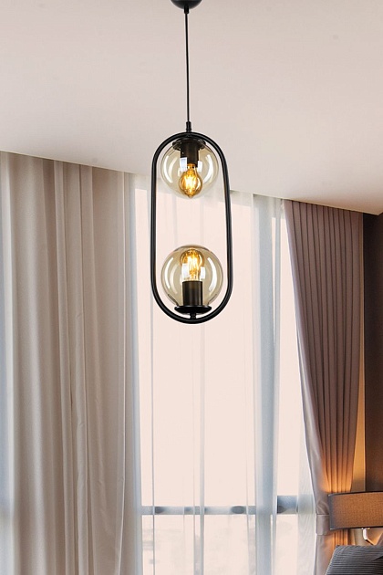 Подвесной светильник Toplight Kerrie TL1609H-02BK Фото № 3