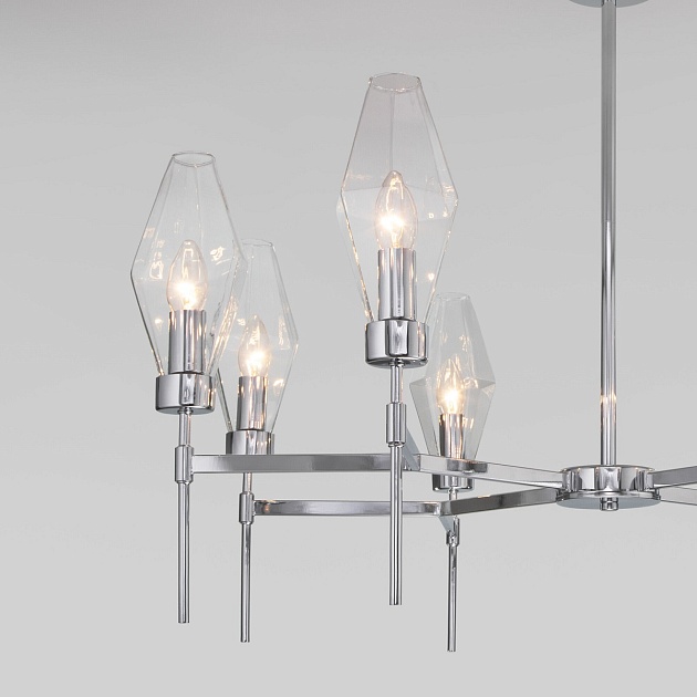 Потолочная люстра Eurosvet Prism 60143/8 хром Фото № 2