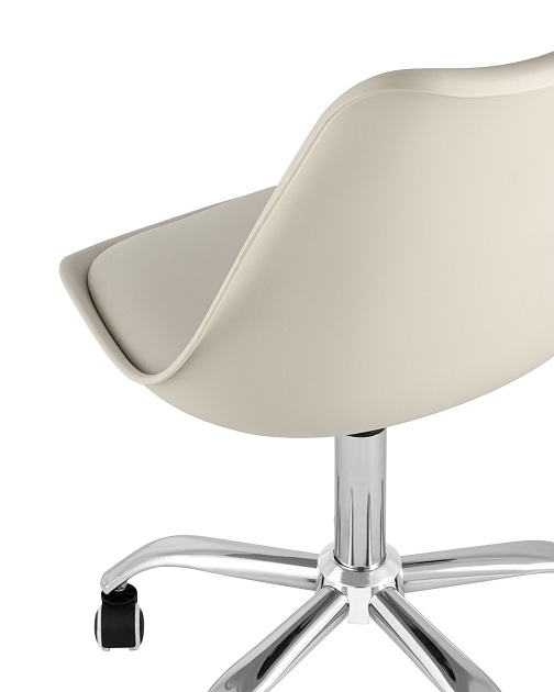 Офисный стул Stool Group BLOK пластиковый бежевый Y818 beige Фото № 7