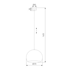 Подвесной светильник TK Lighting 10173 Zoe 1