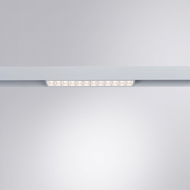 Трековый светодиодный светильник Arte Lamp Linea A4634PL-1WH Фото № 2