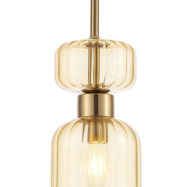 Подвесной светильник Escada Gloss 1141/1S Amber Фото № 6
