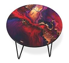 Журнальный стол Sheffilton SHT-CT27 амарантовый/черный муар 4007482106 3