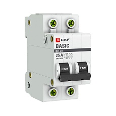 Выключатель нагрузки 2P 25А ВН-29 Basic SL29-2-25-bas