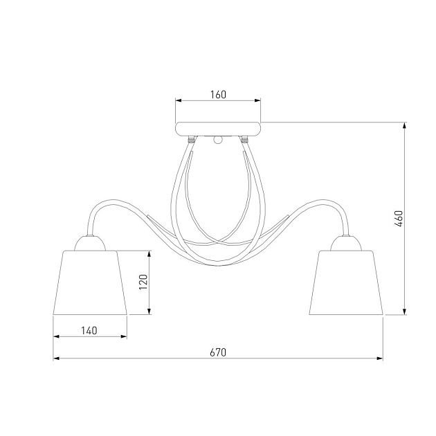 Потолочная люстра Eurosvet 70062/5 белый Фото № 2