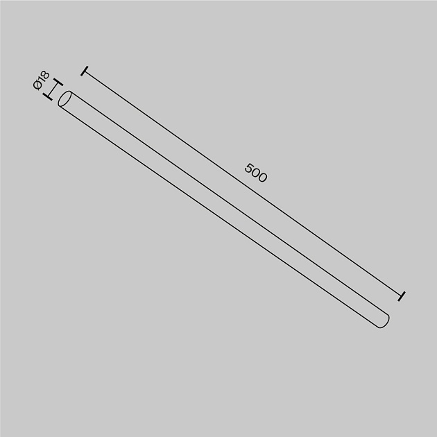 Фиксатор Maytoni Technical CA001-L500-BS изображение 4 Фиксатор Maytoni Technical CA001-L500-BS Фото № 4