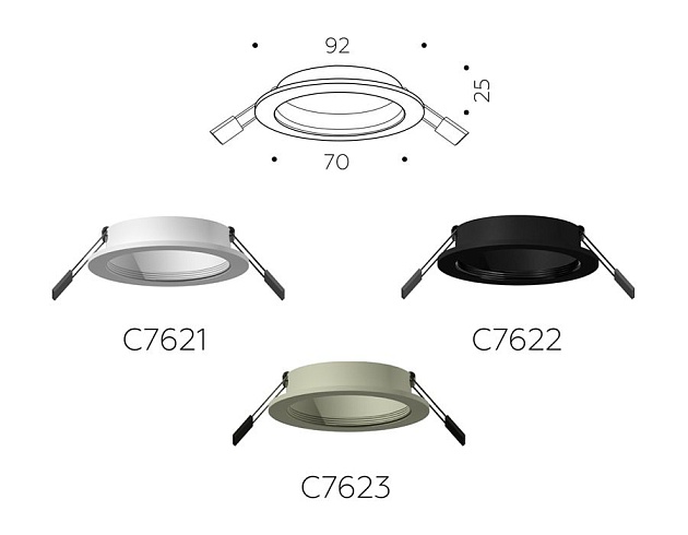 Корпус светильника Ambrella light DIY Spot C7622 Фото № 2