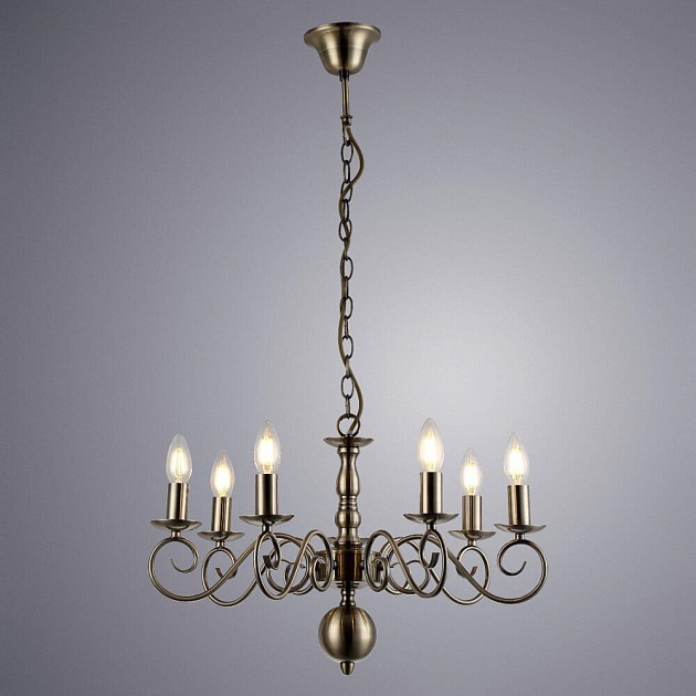 Подвесная люстра Arte Lamp A1129LM-7AB Фото № 2