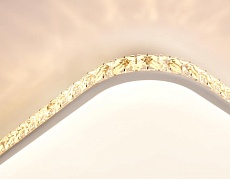 Потолочный светодиодный светильник Ambrella light Original Crystal FF75 4