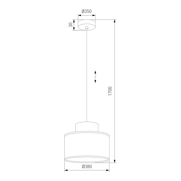 Подвесной светильник TK Lighting 1856 Duo Фото № 2