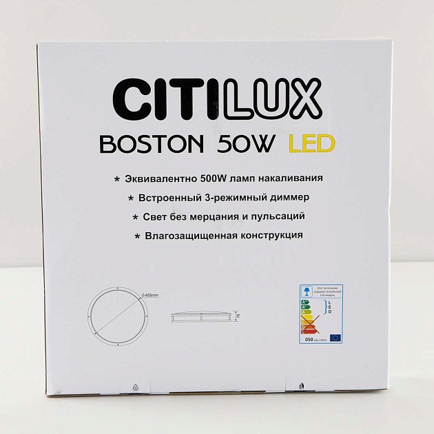 Потолочный светодиодный светильник Citilux Бостон CL709505N Фото № 2
