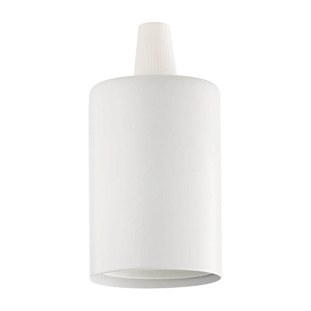 Патрон Ideal Lux Portalampada E27 Liscio Bianco 242569 Фото № 1