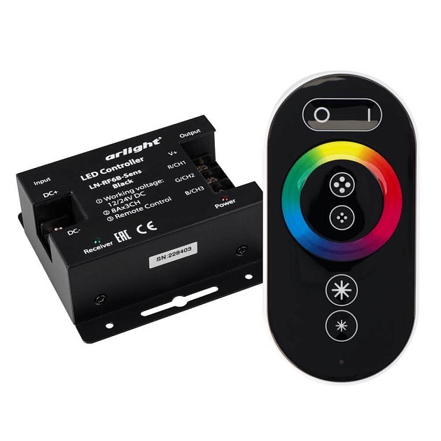 Контроллер Arlight LN-RF6B-Sens Black 023375 Фото № 1