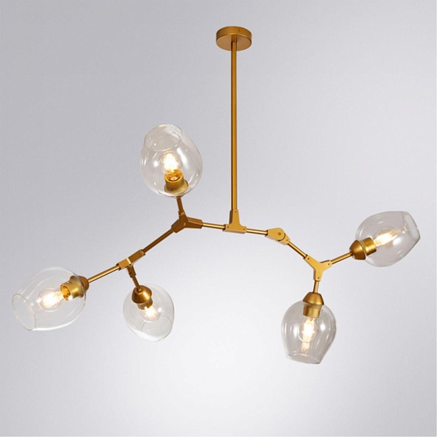 Подвесная люстра Arte Lamp Yuka A4103SP-5GO изображение 2 Подвесная люстра Arte Lamp Yuka A4103SP-5GO Фото № 2